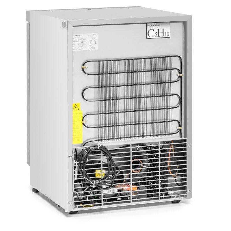 Dulap congelator 140 l sub blat, cu 1 ușă, din oțel inoxidabil | FORGAST FG08112