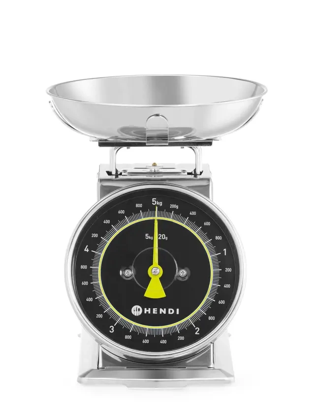 Cântar de bucătărie până la 5 kg cu tavă | HENDI 580042
