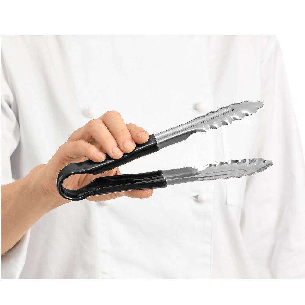 Clește de servire HACCP, negru, 24 cm | FORGAST FG11123