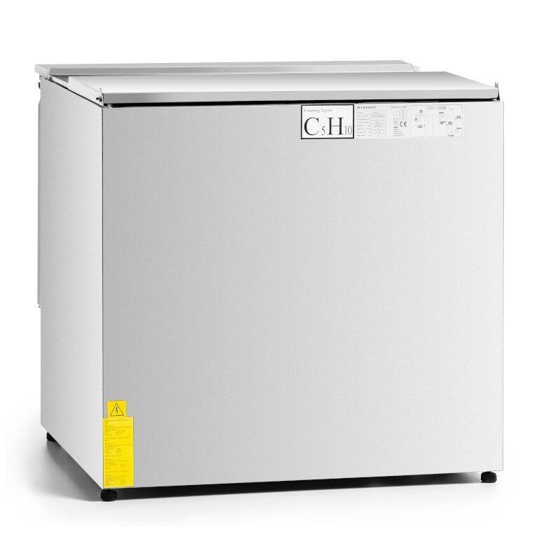 Salatieră frigorifică cu 2 uși 257 l, cu capac din oțel inoxidabil FORGAST FG07422