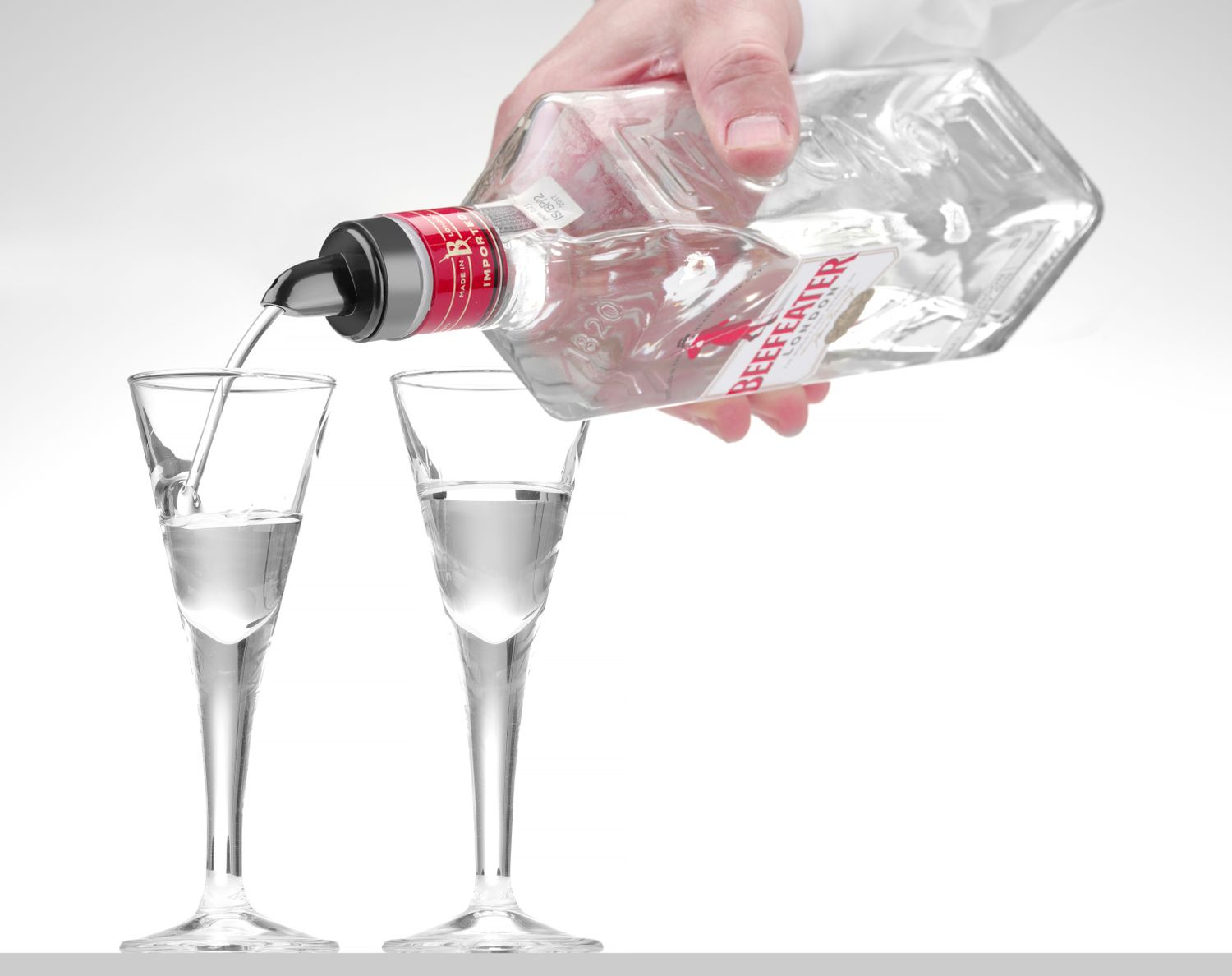 Pâlnie pentru lichior, cromată - set de 6 bucăți. | HENDI 599372