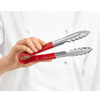 Clește de servire HACCP roșu, universal, 24 cm | FORGAST FG11118