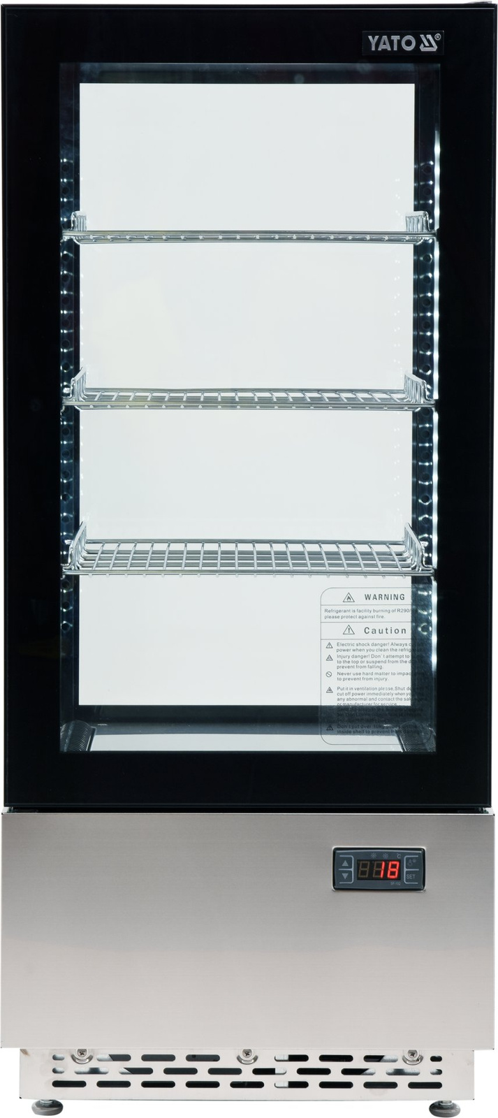 Vitrină frigorifică 78 l negru | YATO YG-05060