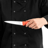 Cuțit de bucătărie HACCP roșu, lungime 15 cm | FORGAST FG01831
