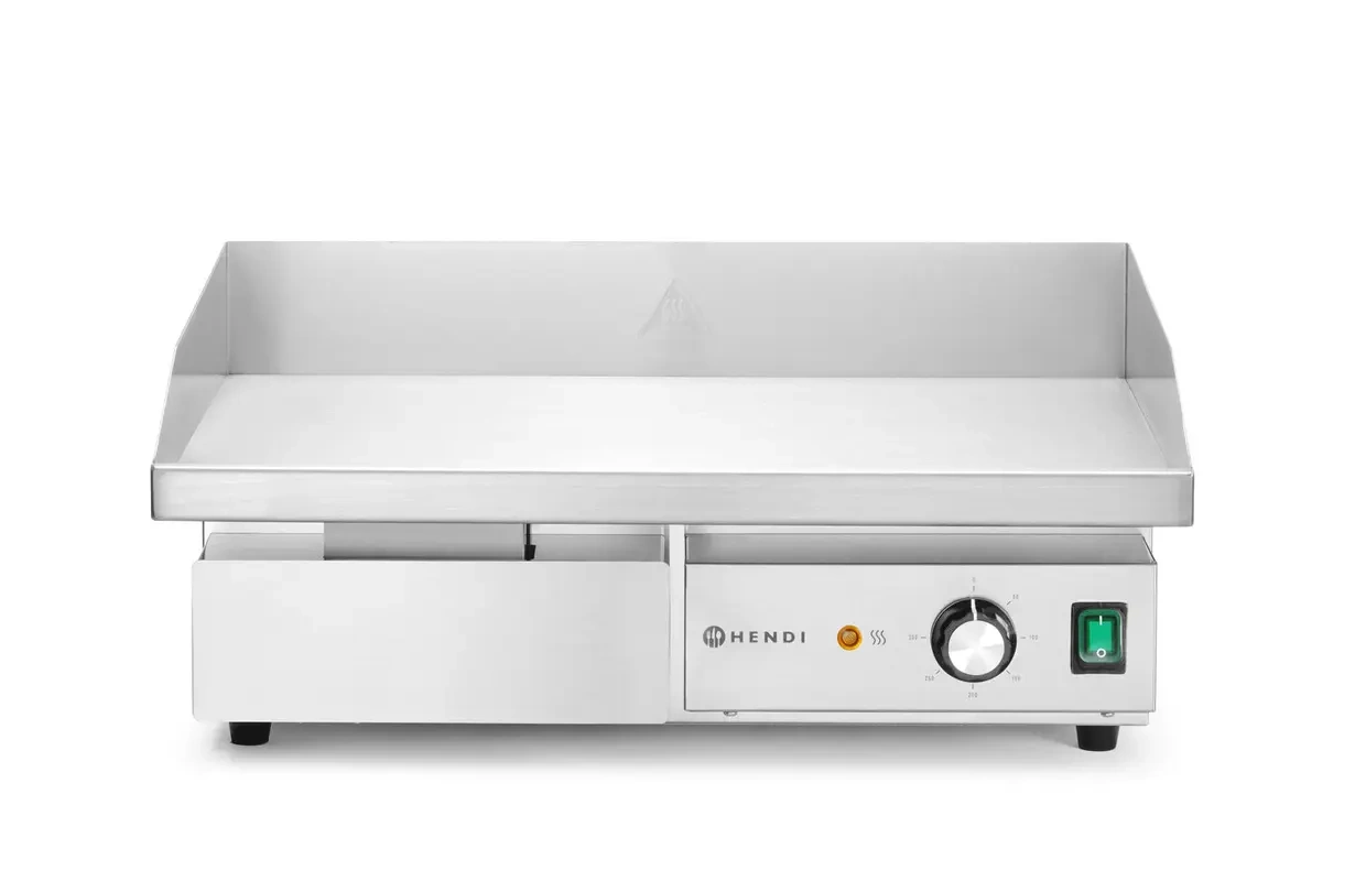 Plită electrică de grill Kitchen Line, netedă, 3 kW, 230 V | HENDI 154977