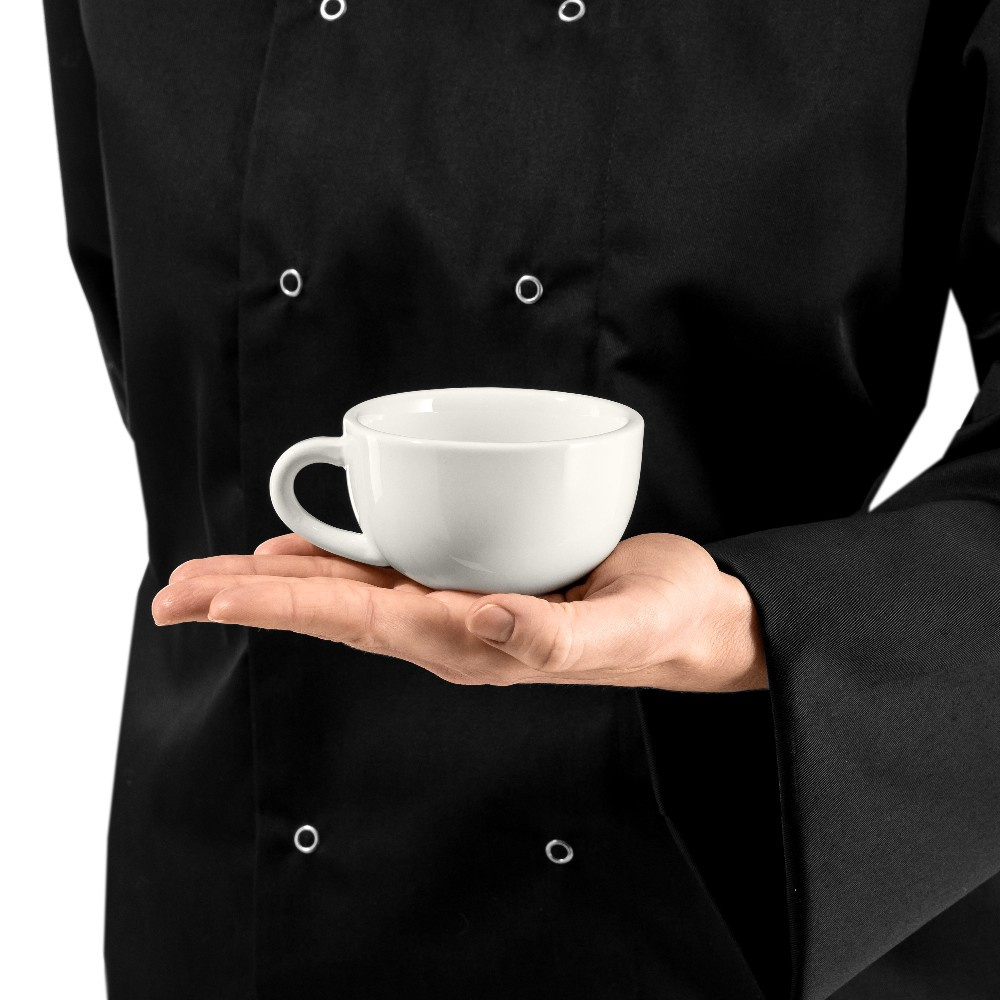 Filiżanka porcelanowa elegancka, 200 ml, 9 cm, linia Prima | MODERMO MP006