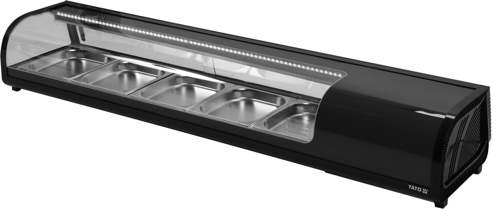 Tavă frigorifică pentru sushi 5x1/2 GN | YATO YG-05005