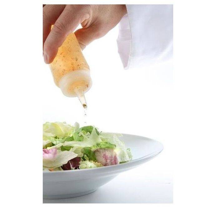 Dozator pentru sosuri reci transparent, capacitate 0,35 l - 3 buc. | HENDI 557853
