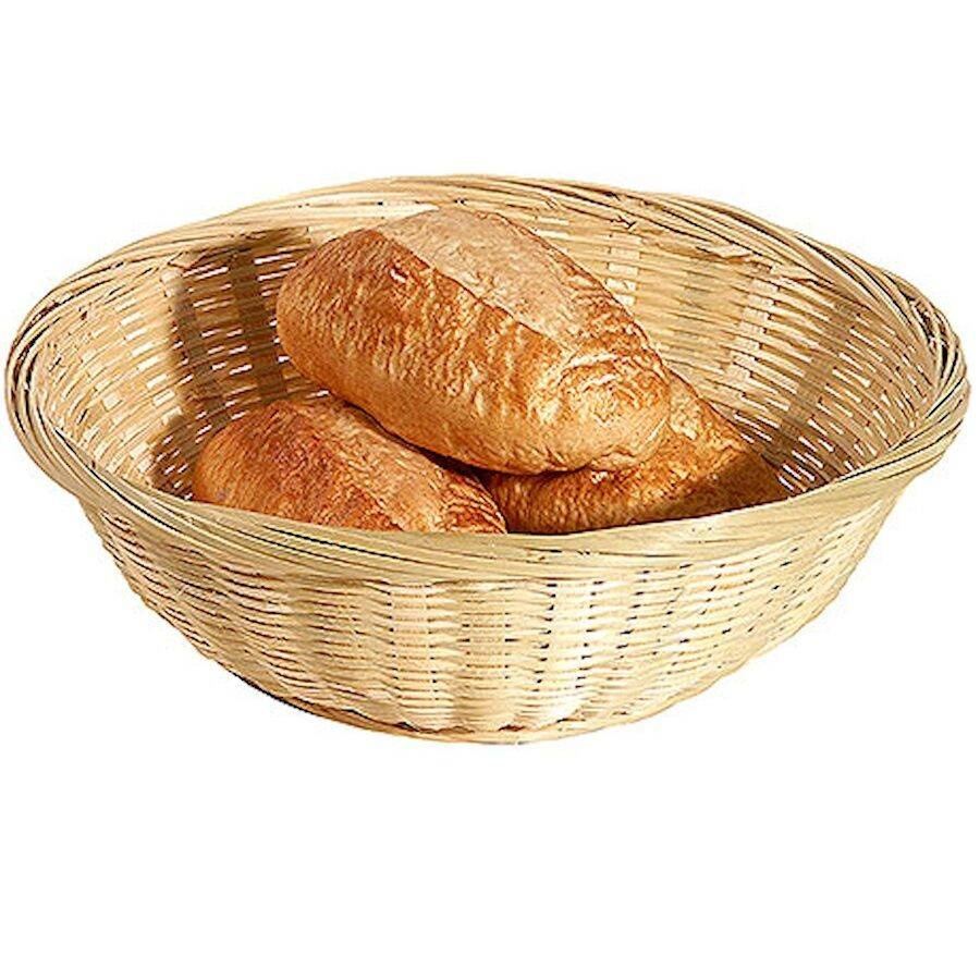 Coș de pâine din rattan diametru. 20 cm | CONTACTO 4884/200