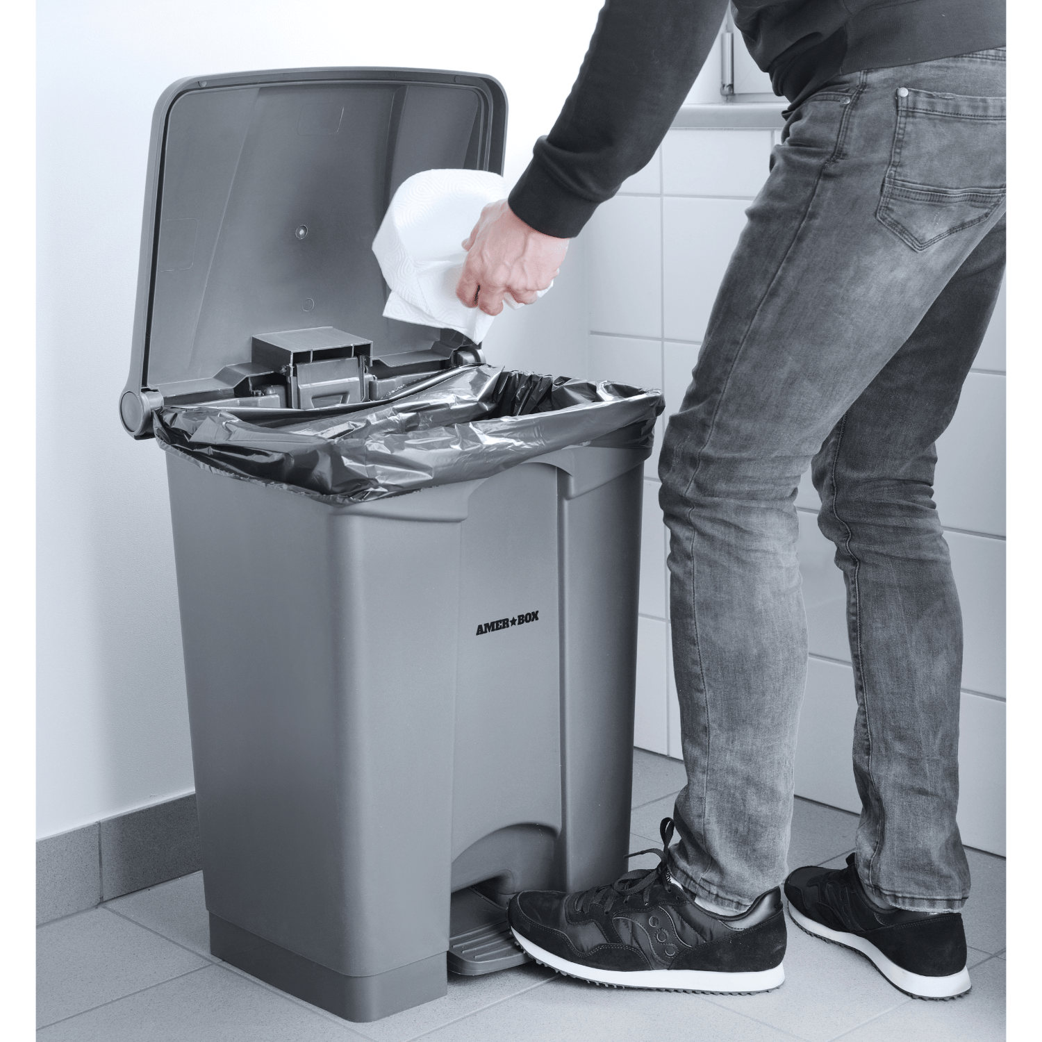 Coș de gunoi cu pedală Amer Box 68 l | AMERBOX 691151