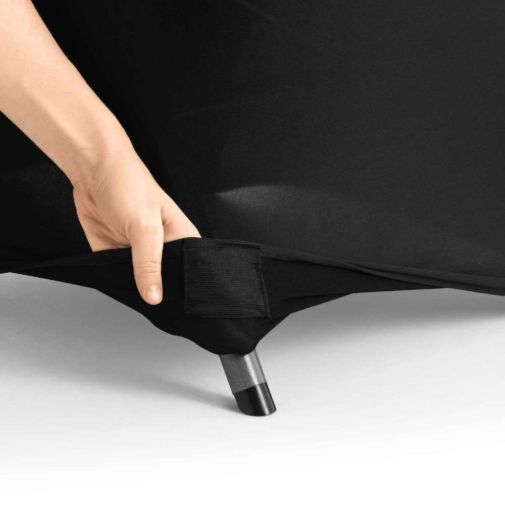 Husă de masă pentru catering183x76 cm negru | FORGAST FG03816
