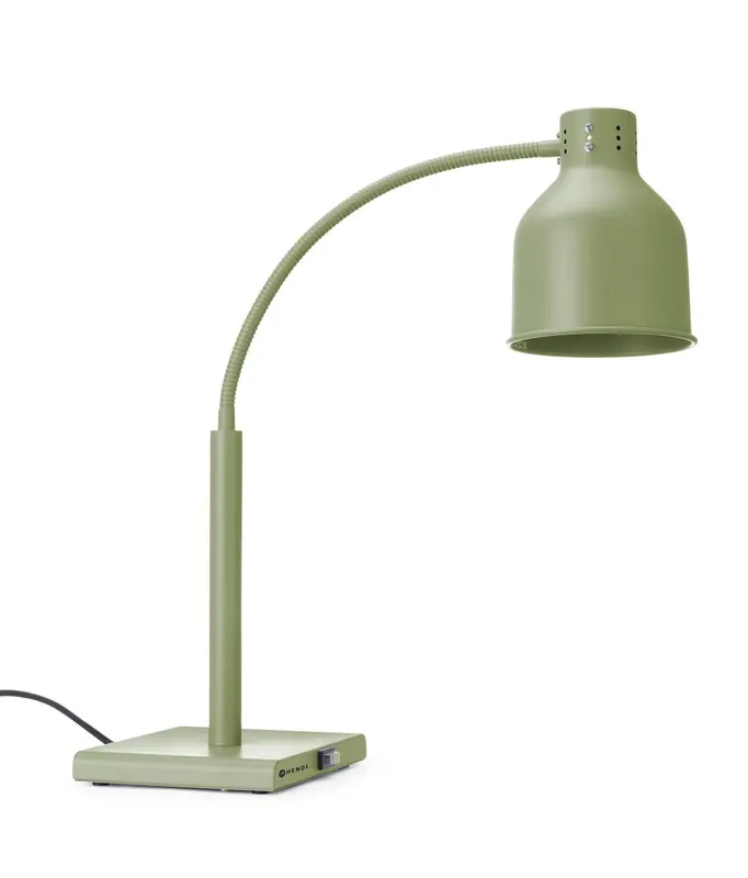 Lampă pentru încălzirea preparatelor, flexibilă, verde, 220-240V/250 W, 26.8x20.3x66 cm | HENDI 273746