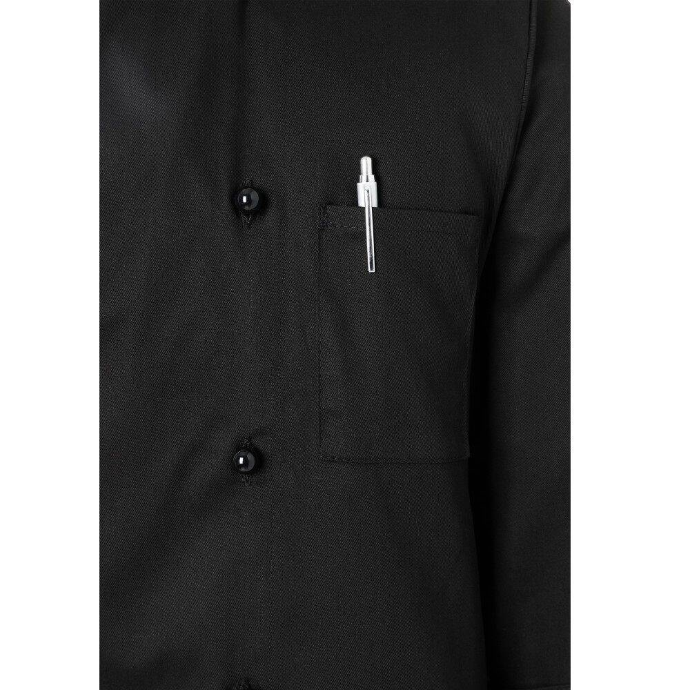 Bluză de bază pentru bucătari neagră | KARLOWSKY BJM 1-1