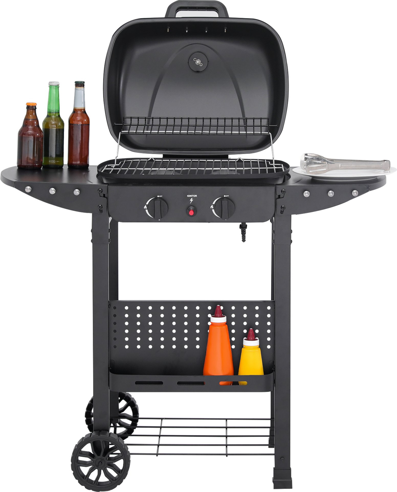 Grătar pe gaz, ASAHI 5 kW 47 X 37CM | YATO YG-20007