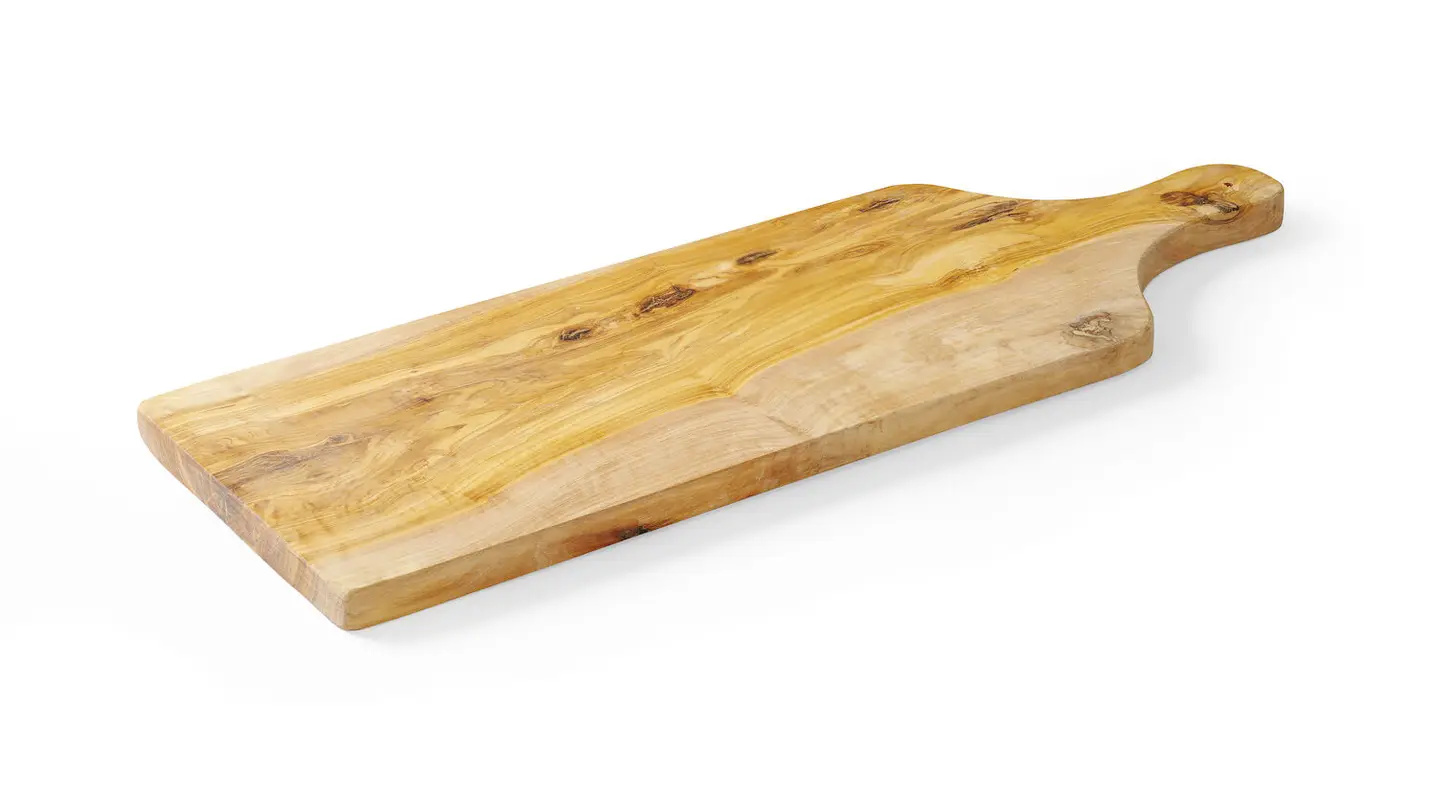 Placă de servire din lemn de măslin, 60x20 cm | HENDI 505267