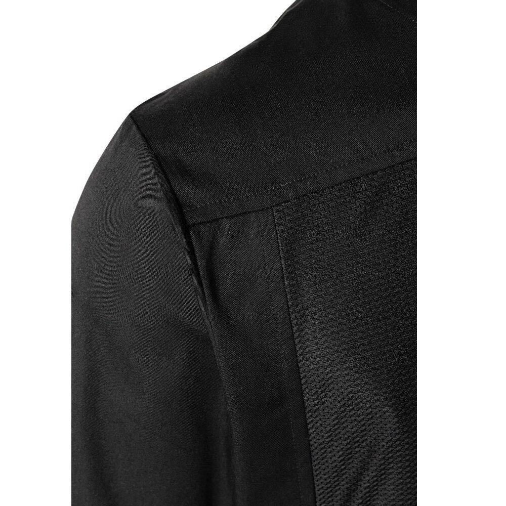 Cămașă de bucătar cu mânecă lungă de bază neagră | KARLOWSKY BJM 4-1