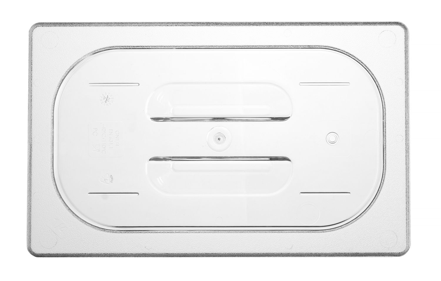 Capac din policarbonat pentru GN 1/4 | HENDI 864142