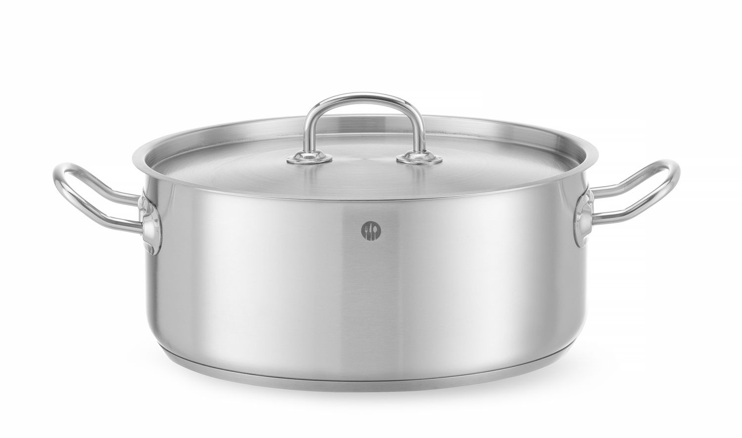 Oală joasă din oțel inoxidabil - capac. 7,4 l Kitchen Line | HENDI 836033