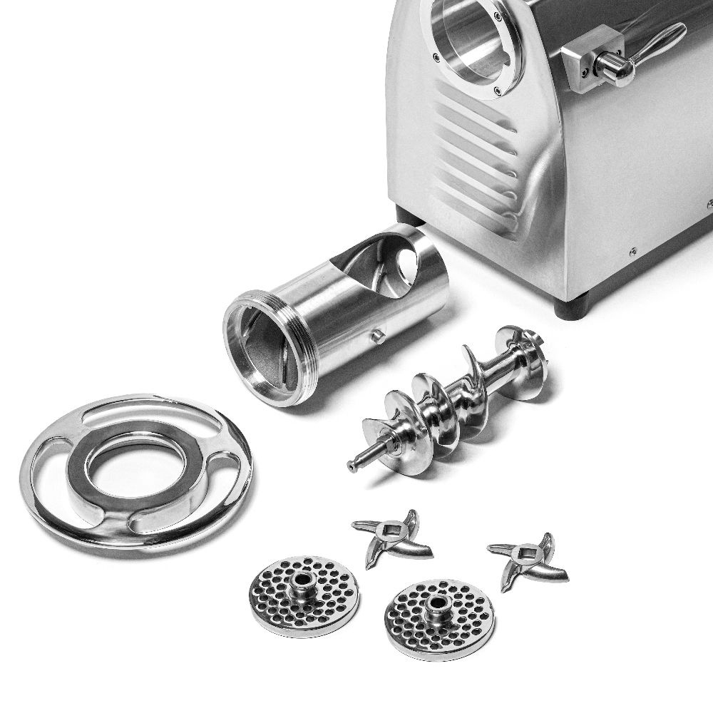 Mașină de tocat carne (mașină de tocat carne), 320 kg/h, 1,5 kW, oțel inoxidabil, 230 V | FORGAST FG10105