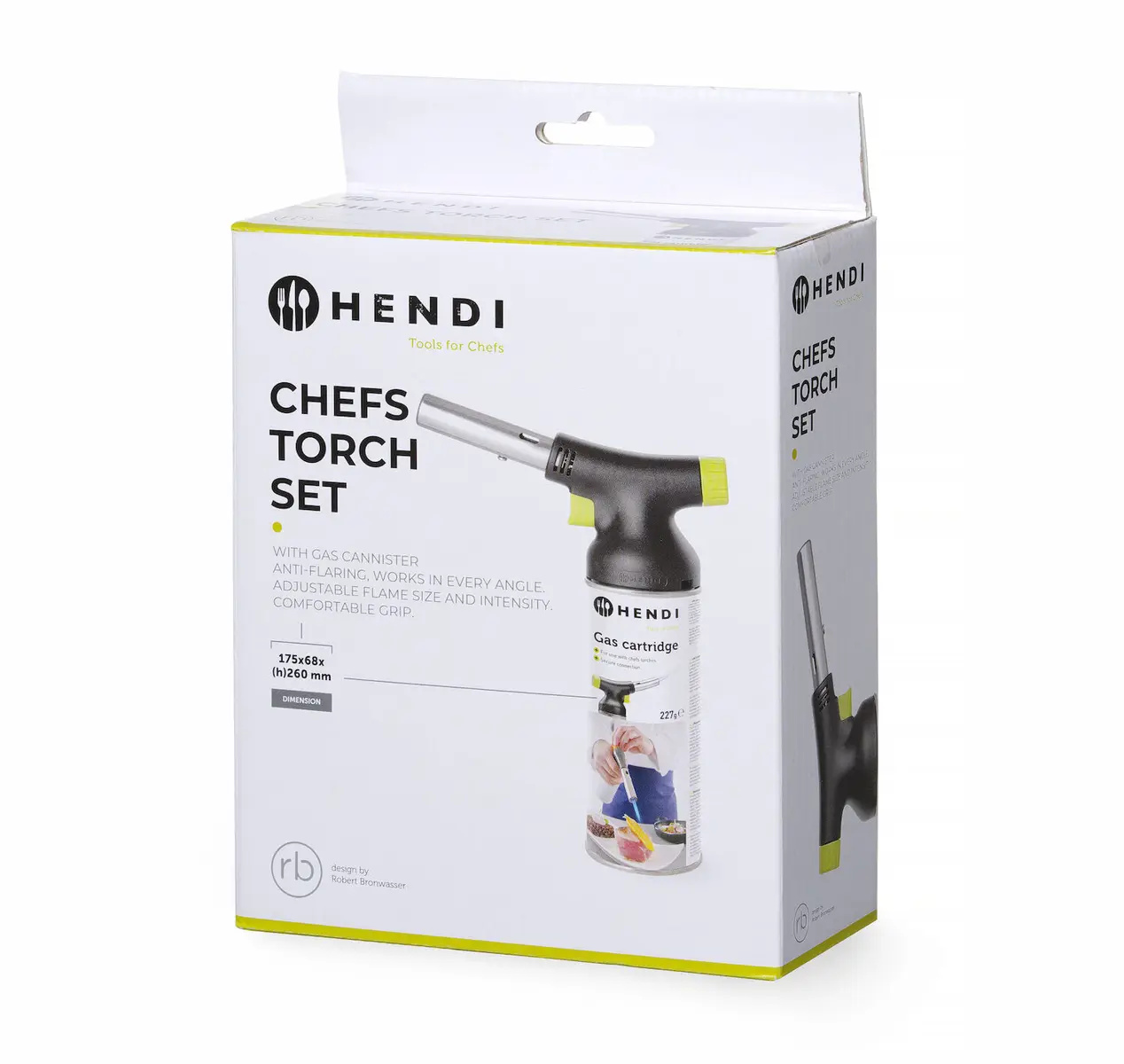 Palnik cu cartuș de gaz pentru creme brulee | HENDI 198254