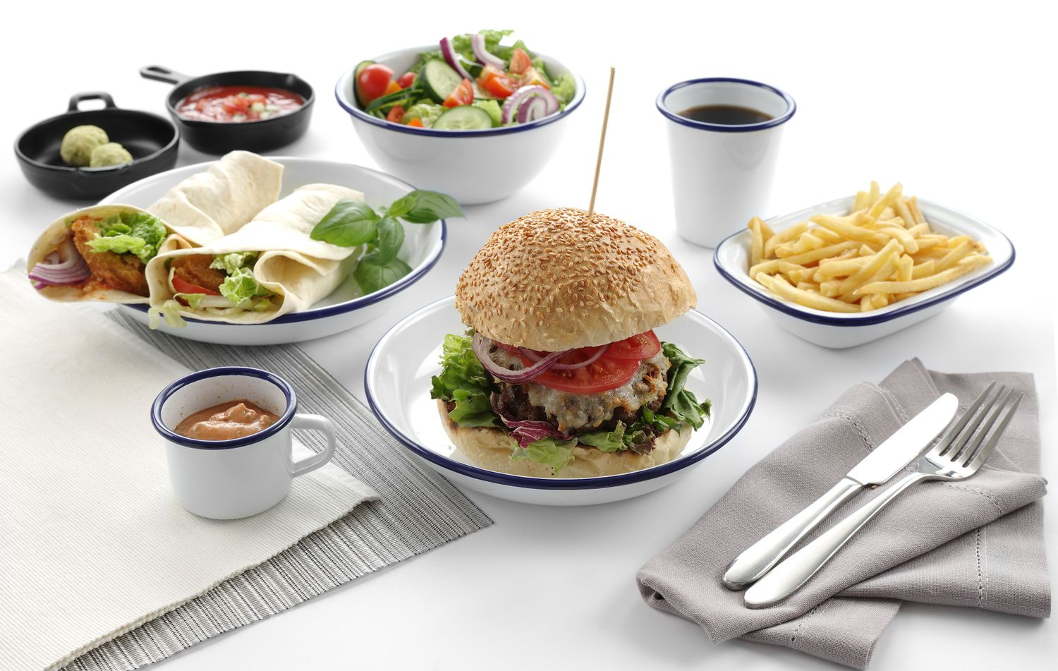 Placă emailată adâncă - dia. 20 cm | HENDI 621257