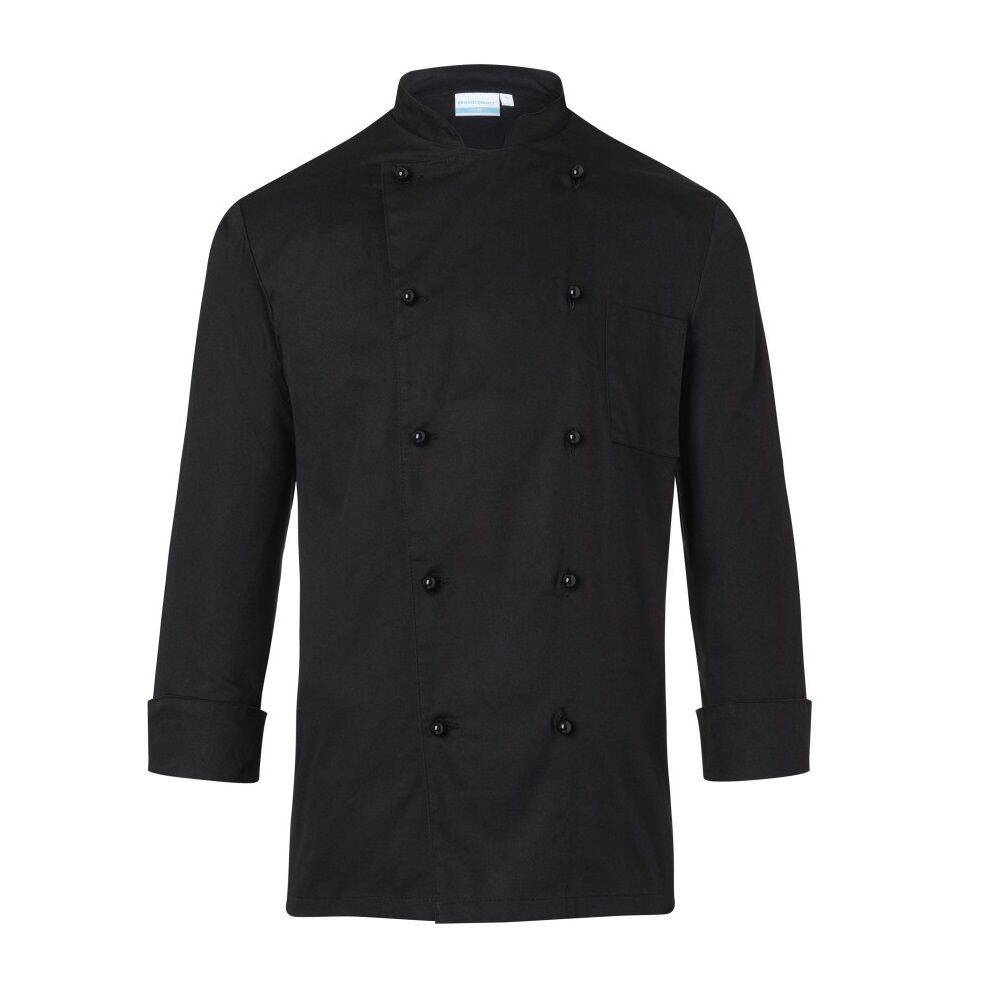 Bluză de bază pentru bucătari neagră | KARLOWSKY BJM 1-1