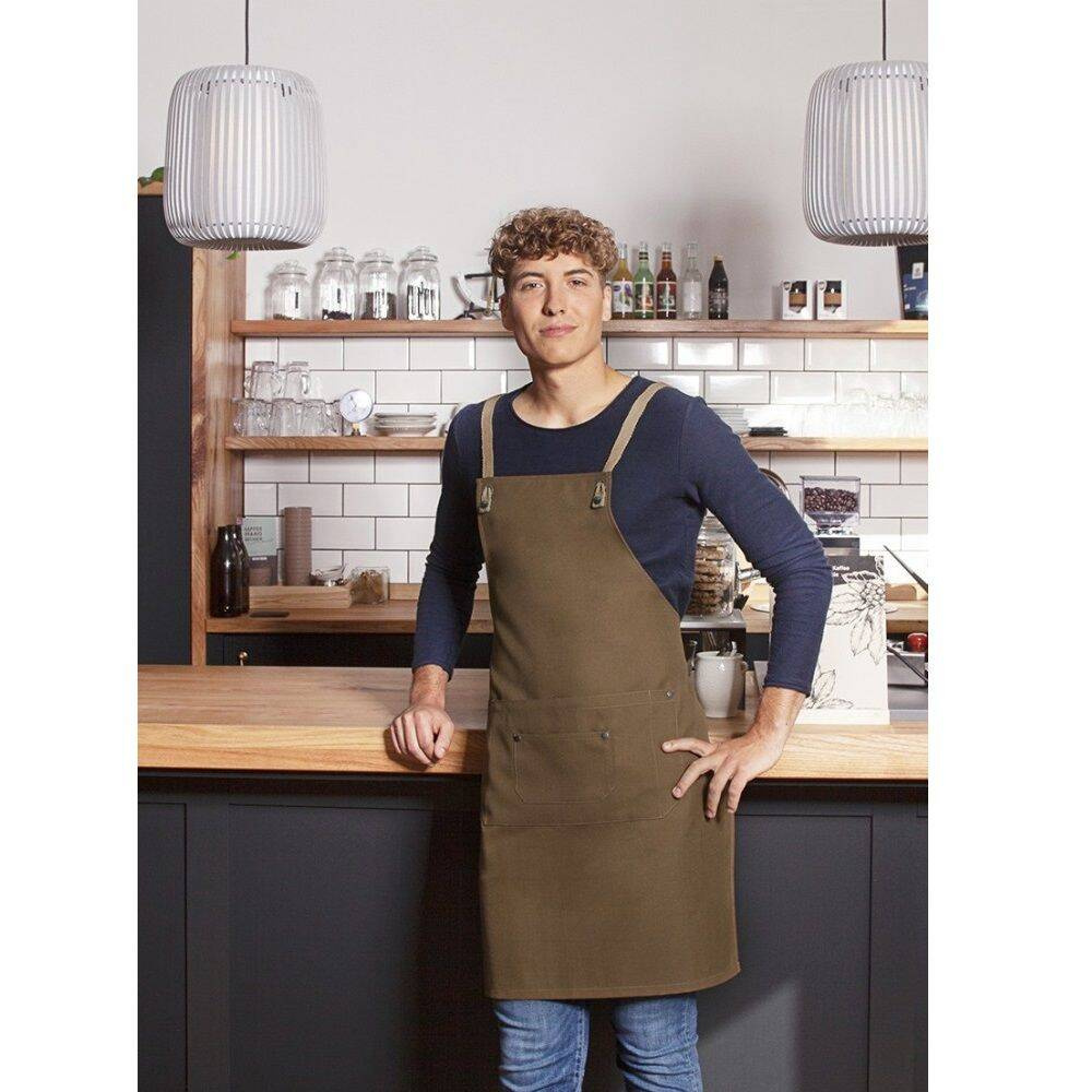 Șorț Urban-Nature X-Style cu buzunar scorțișoară | KARLOWSKY LS 39-84-Stck