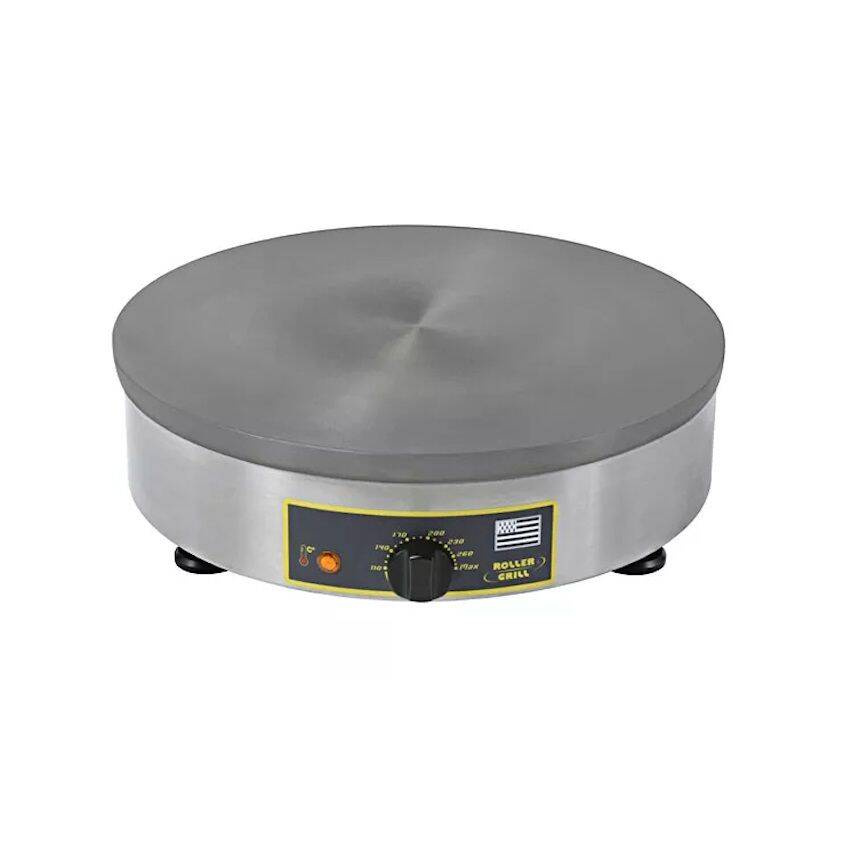 Aparat electric pentru clătite - placă din fontă diametrur. 40cm | grătar cu role BILIG 400