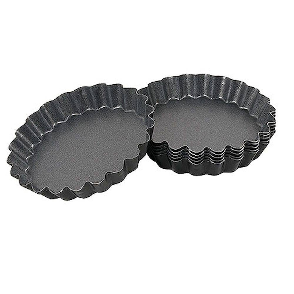 Formă de copt cu acoperire PTFE, diam. 12 cm, set 4 bucăți | CONTACTO 6316/120