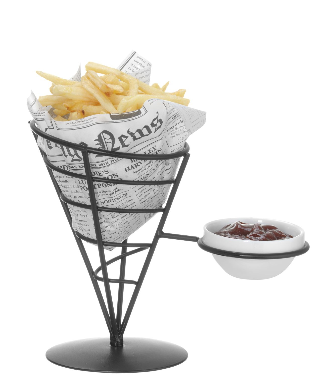 Hârtie pergament tipărită pentru Chips - 500 bucăți | HENDI 678121