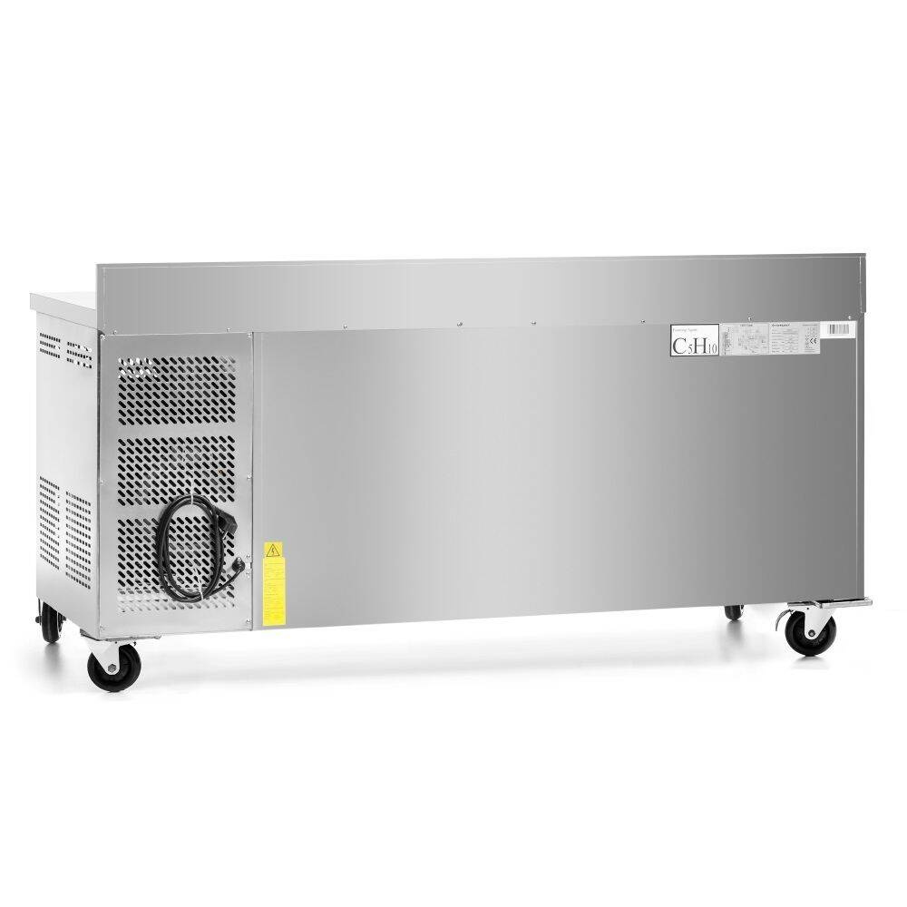 Masă frigorifică cu 3 uși 465 l cu încărcare laterală FORGAST FG08203