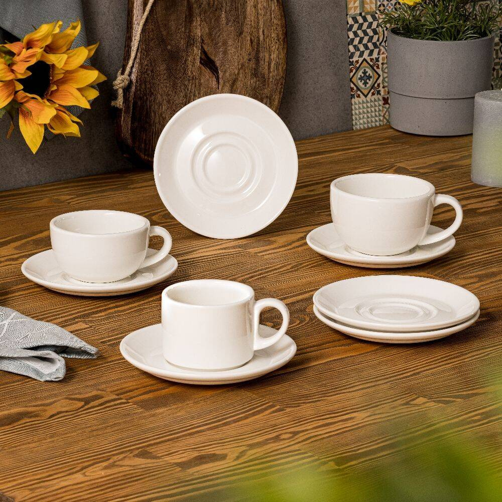 Spodek do filiżanki, bulionówki porcelanowej, 15 cm, linia Prima | MODERMO MP023