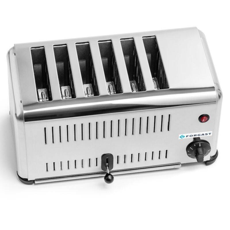 Toaster din oțel inoxidabil 6 FORGAST FG09806