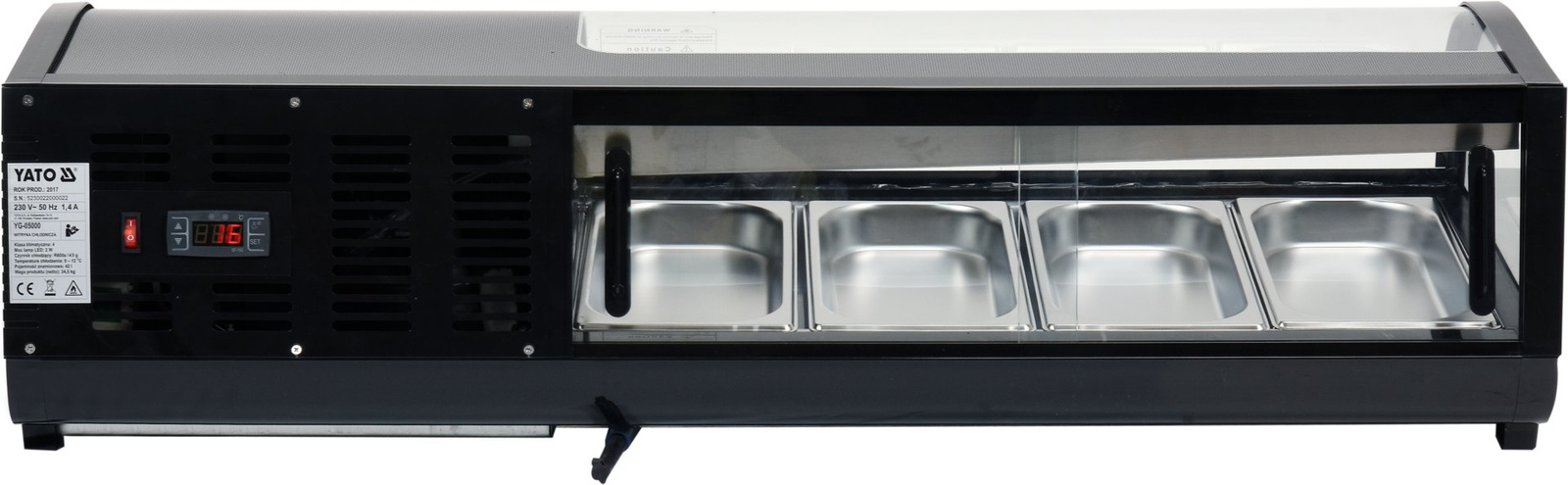 Extensie de răcire pentru sushi 4x1/3 GN | YATO YG-05000