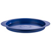 Tavă rotundă cu element de răcire și capac, albastră 35x15 cm | APS 9093
