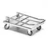 Cărucior cu platformă pliabilă din oțel inoxidabil FORGAST FG01200