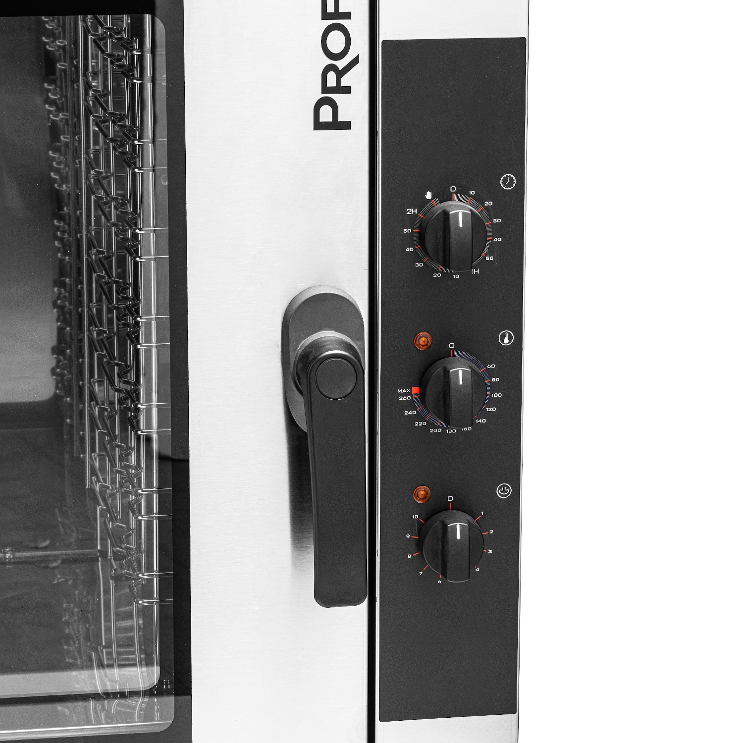 Cuptor electric cu convecție și abur Alpha 7 GN 1/1, control manual, 10,5 kW, 400 V | PROFICHEF PCA311007