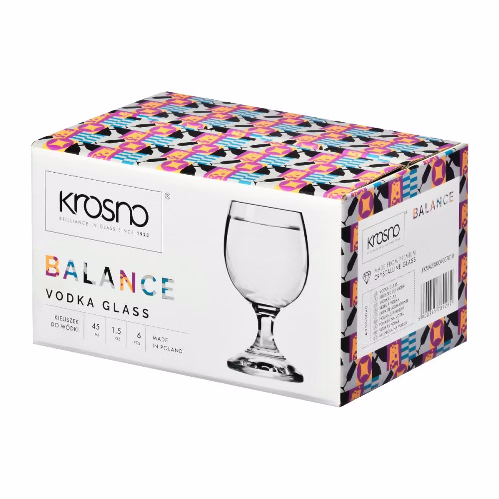Pahar pentru vodcă Balance 40 ml - set de 6 bucăți | KROSNO GLASS FKMA230004007010