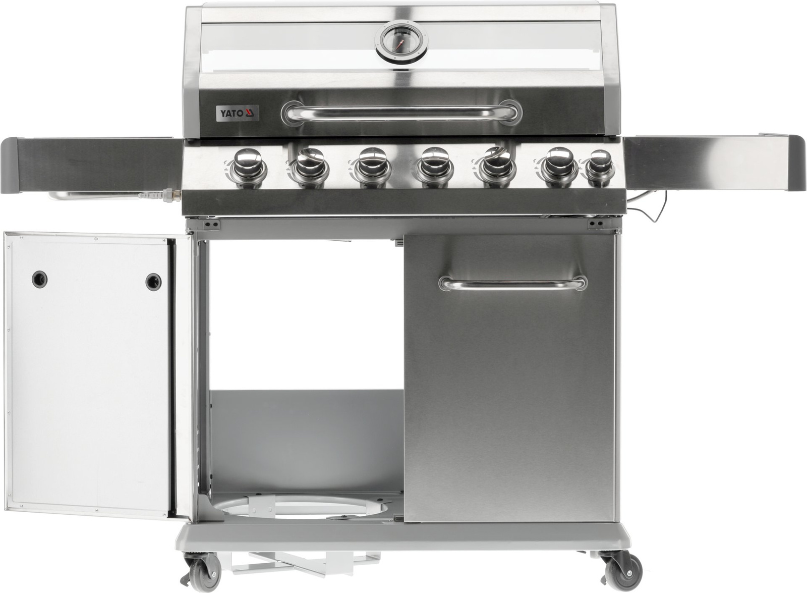 Grătar pe gaz Itami, 7 arzătoare (6+1) | YATO YG-20016