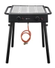 Xantos Negru 9.5kW grill pe gaz, 770x710x(H)870mm | HENDI 148631