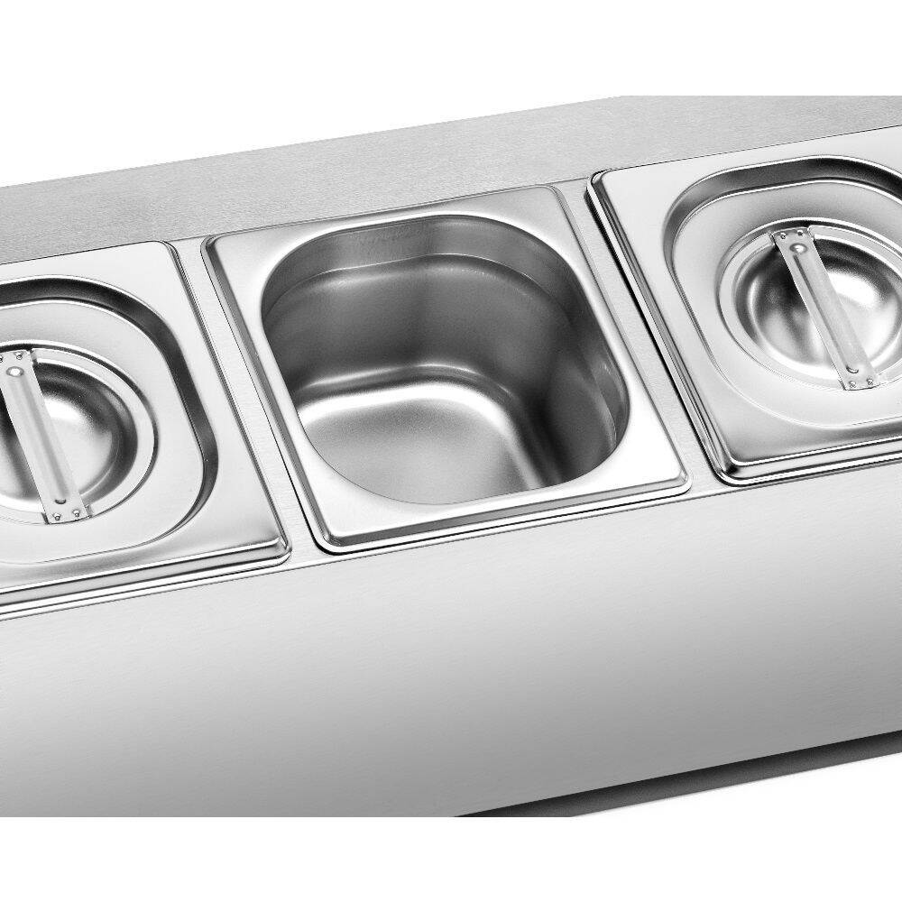 Expozitor pentru alimente - pentru 6 GN 1/6 | FORGAST FG11616