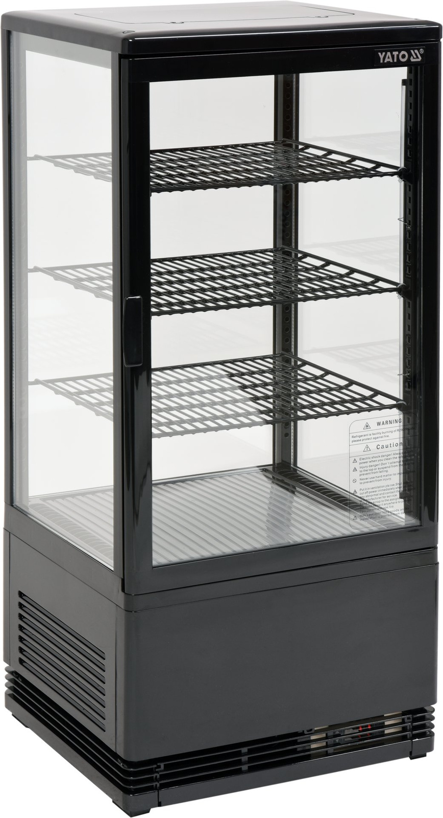 Vitrină frigorifică 78 l negru | YATO YG-05056