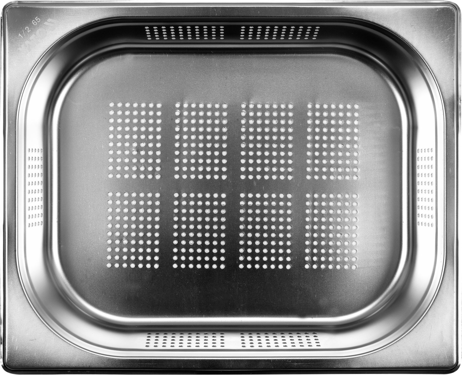 Recipient GN 1/2 adâncime 6,5 cm din oțel inoxidabil perforat | YATO YG-00355