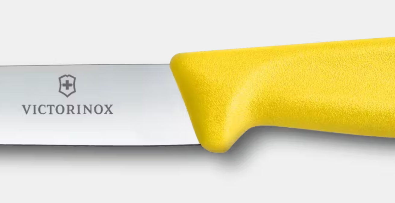 Swiss Classic cuțit zimțat pentru legume și fructe portocaliu lung. lame 11 cm | VICTORINOX 6.7836.L119