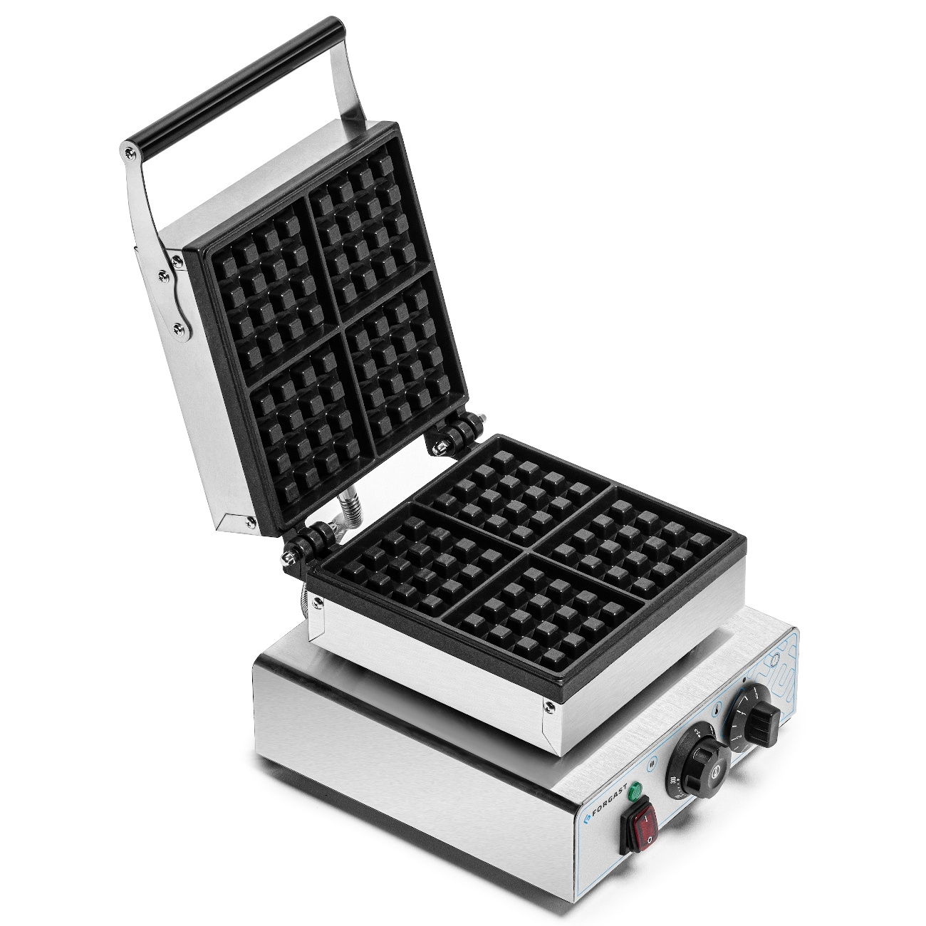 Aparat electric pentru vafe 4x4 simplu, 1.6 kW, 230 V | FORGAST FG09706