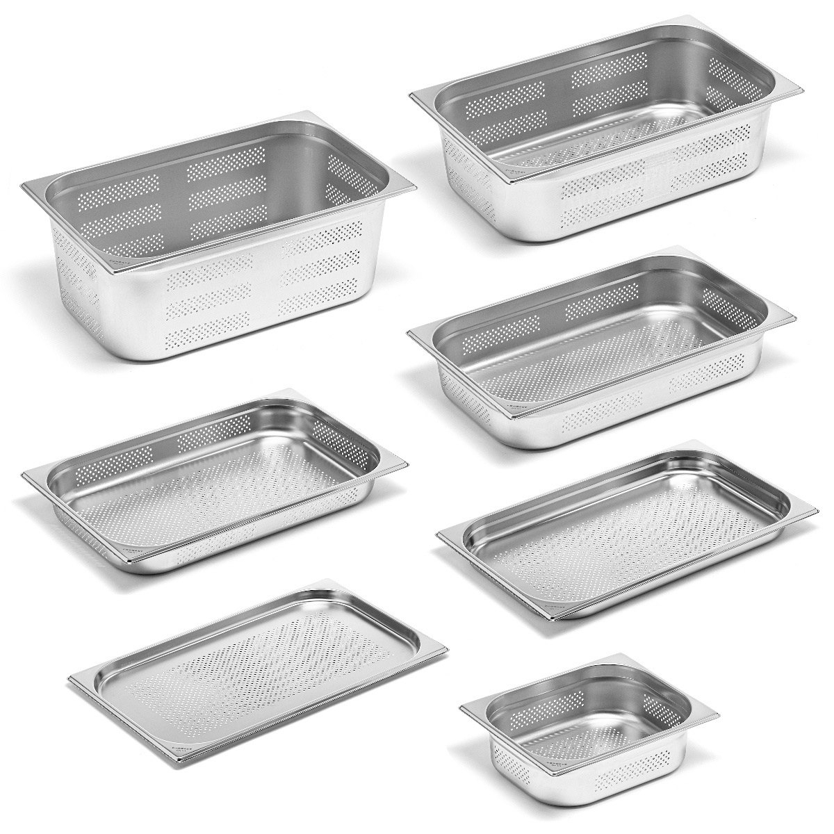 Recipient GN 1/1 adâncime 15 cm perforat din oțel inoxidabil | FORGAST FG04715