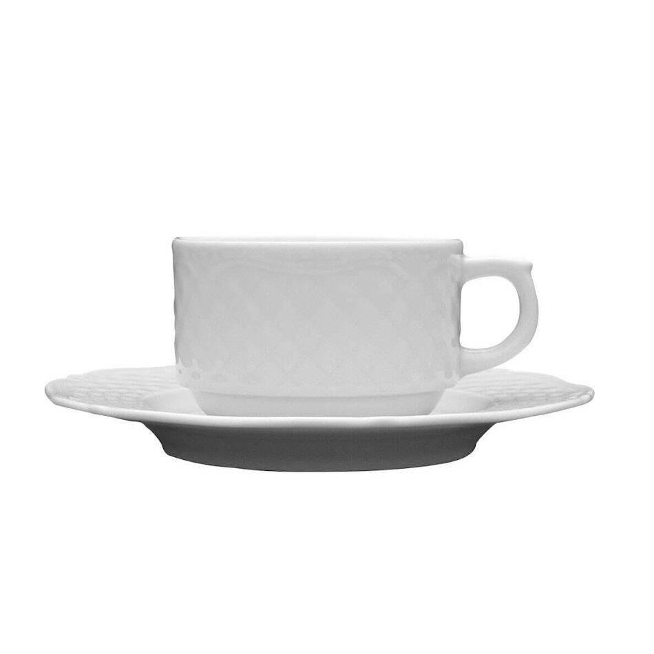 Ceașcă cu farfurie Lubiana Afrodyta diametrur. 13,5 cm | LUBIANA 2672