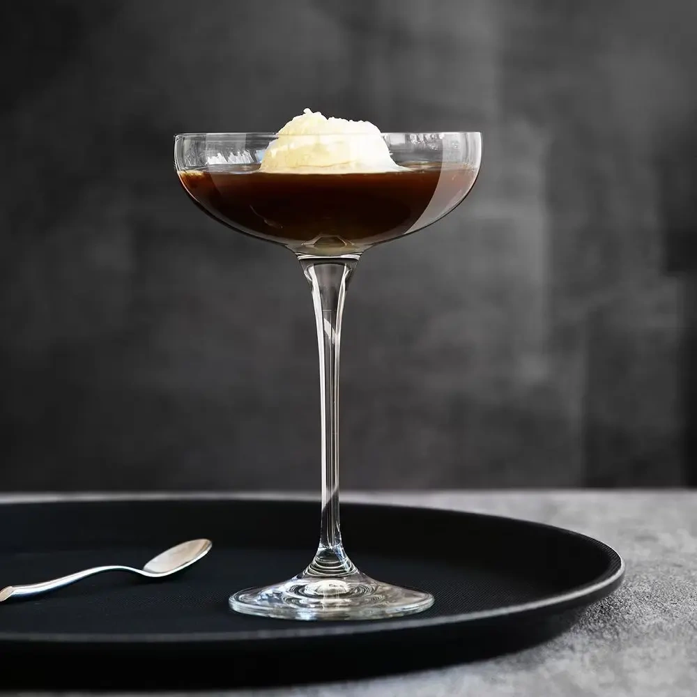 Pahare plate pentru șampanie, Harmony, 280 ml - set 6 bucăți | KROSNO F57B575024002020