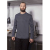 Cămașă de bucătar Performance mânecă lungă antracit | KARLOWSKY TM 6-5