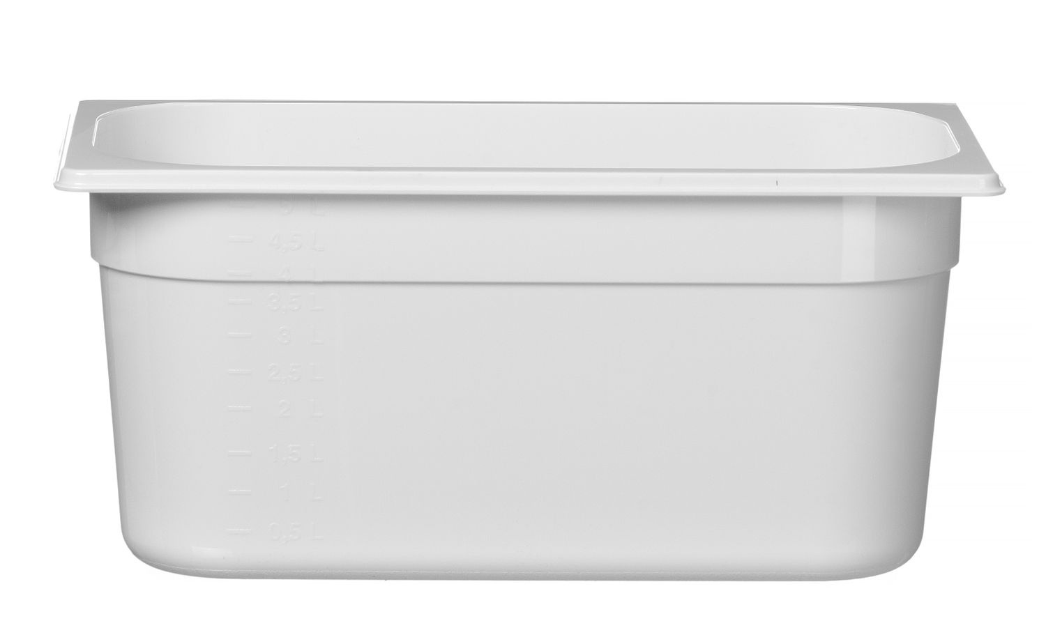 Recipient GN 1/3 adâncime 15 cm din policarbonat alb | HENDI 862568